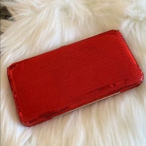 💝FREE ADD-ON💝 Red Sequin Clutch Wallet